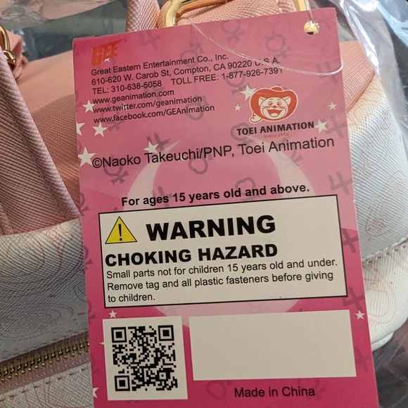 New Sailor Moon, Chibiusa & Tuxedo Mask Mini Backpack - Picture 9 of 9